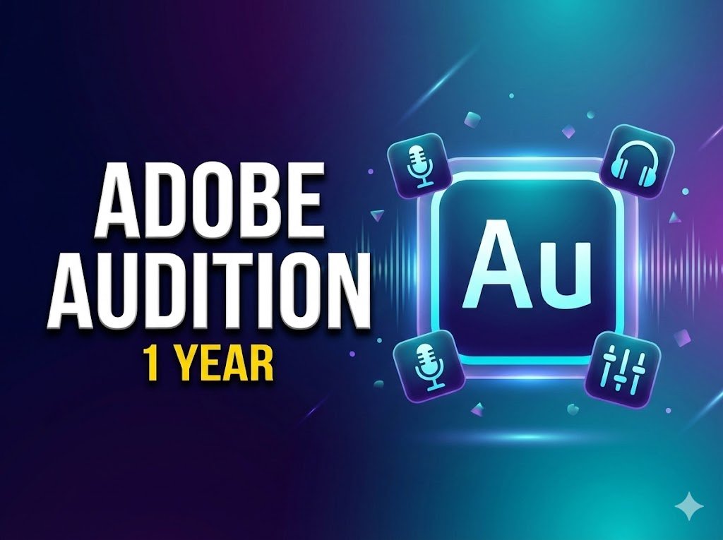 Adobe Audition – 1 Year Official Subscription (Personal Email Activation)